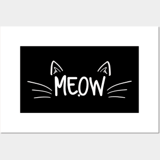 Meow Posters and Art